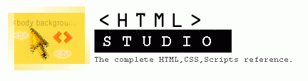 Html Studio - HTMl, CSS, Script reference.